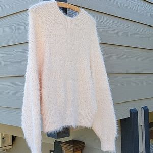 Rosie Cream Sequins Crop Sweater